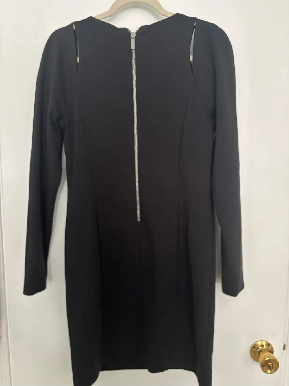 NWT Michael Kors Black Long-Sleeve Sheath Dress size 8